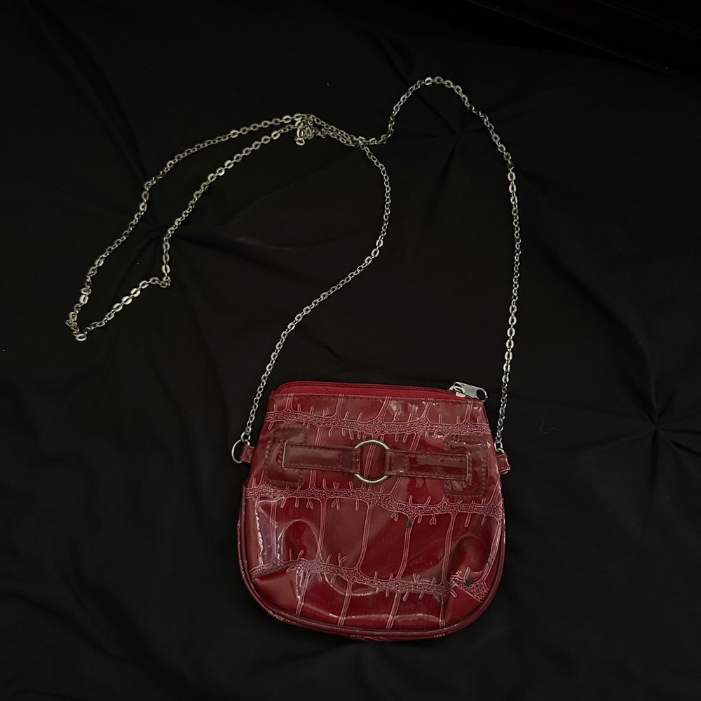 Elegant Red Crossbody Bag